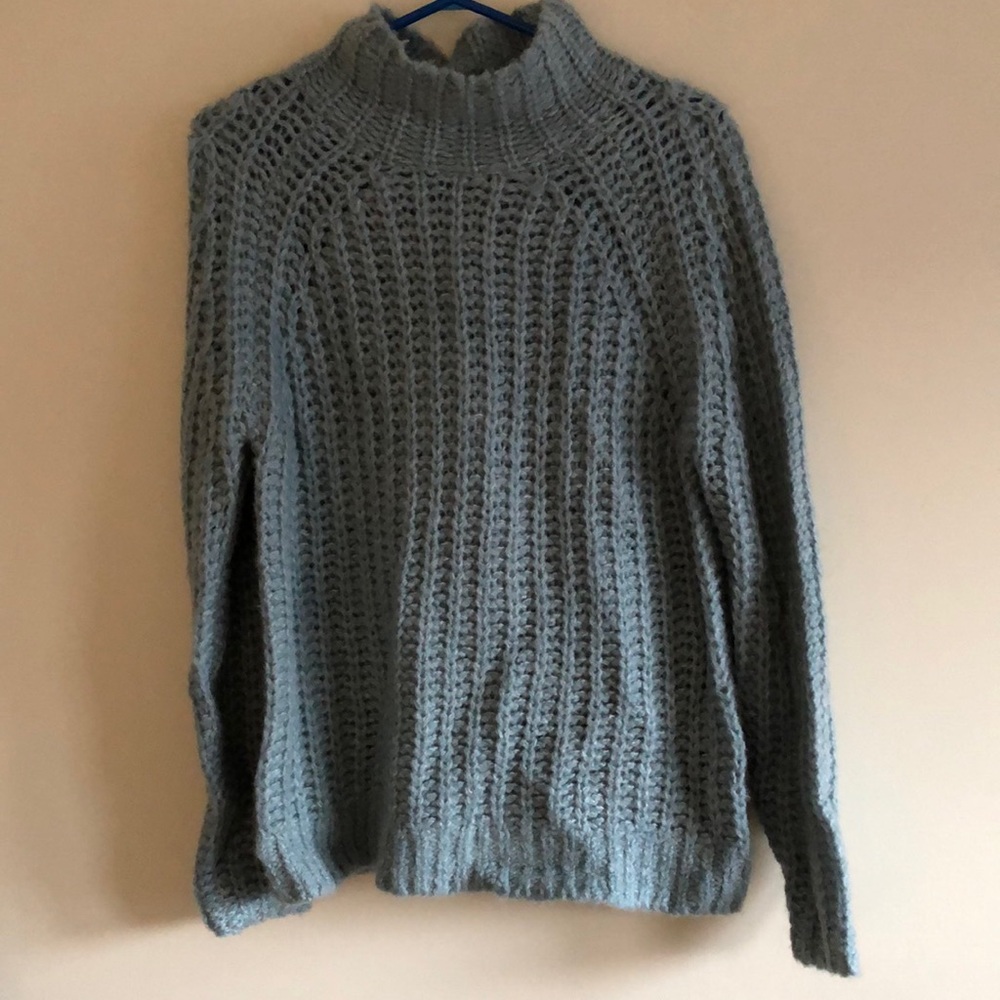 En Thread wool knit relax fix sweater